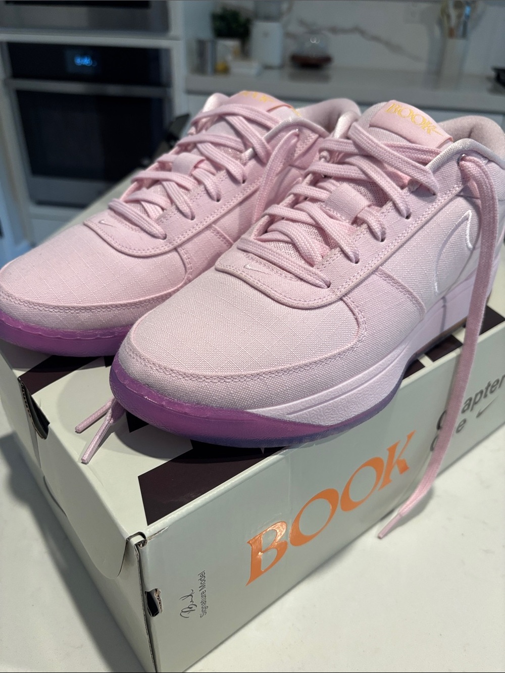 Nike Book1 Pink Foam/Rose Mousse Low-Top Basketball Shoes
